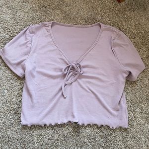 Purple Crop Top